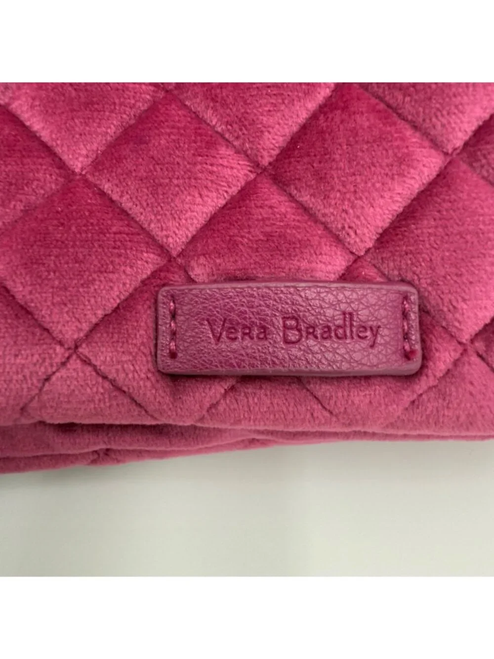 Vera Bradley Quilted Velvet Compact Organizer - Majestic Magenta 27120-U23